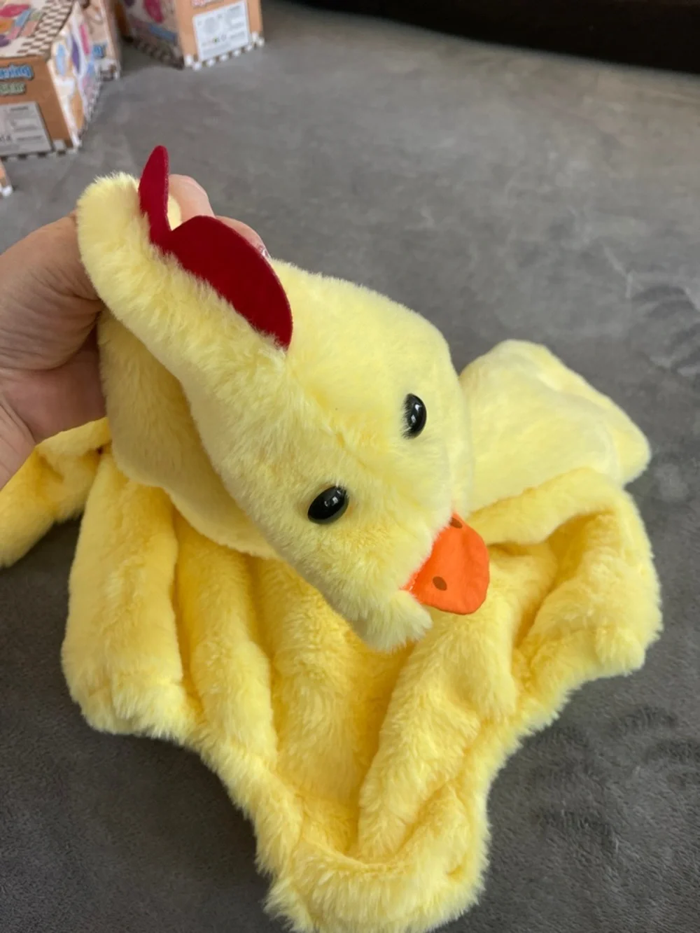 Baby Chick Plush Hooded Costume Romper - Yellow 70 6-12 months new never used